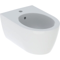 GEBERIT Bidet stojący ICON, B35.5cm, H30cm, T53cm, ukryte mocowania, z przelewem, z otworem na baterię, KeraTect