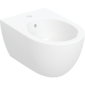 GEBERIT Bidet wiszący ACANTO, B35.5cm, H27.5cm, T53cm, z przelewem, z otworem na baterię, KeraTect