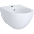 GEBERIT Bidet wiszący ACANTO, B35cm, H29cm, T51cm, ukryte mocowania, z przelewem, z otworem na baterię, KeraTect