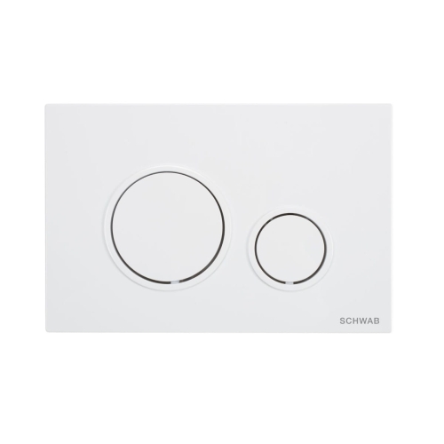 SCHWAB VELA przycisk spłukujący, biały
