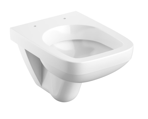 GEBERIT Miska SELNOVA COMPACT wisząca WC, lejowa, B36cm, H34cm, T48cm, krótka, kształt geometryczny