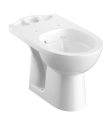 GEBERIT Miska stojąca WC SELNOVA do spłuczki nasadzanej, lejowa, B35.6cm, H39cm, T66.5cm, odpływ poziomy, Rimfree