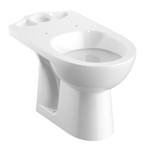 GEBERIT Miska stojąca WC SELNOVA do spłuczki nasadzanej, lejowa, B36cm, H39cm, T67cm, odpływ poziomy