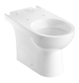 GEBERIT Miska stojąca WC SELNOVA do spłuczki nasadzanej, lejowa, B35.5cm, H40cm, T66cm, częściowo ukryte mocowania, odpływ uniwersalny, Rimfree