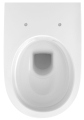 GEBERIT Miska wisząca WC SELNOVA PREMIUM , lejowa, B36cm, H33cm, T53cm, częściowo ukryte mocowania, Rimfree