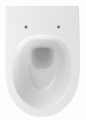 GEBERIT Miska wisząca WC SELNOVA, lejowa, B35.5cm, H34cm, T53cm, Rimfree
