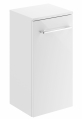 GEBERIT Szafka boczna SELNOVA SQUARE, B33cm, H65cm, T29.7cm, z jednymi drzwiami, biały