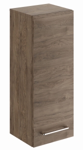 GEBERIT Szafka boczna SELNOVA SQUARE, B33cm, H85cm, T29.7cm, z jednymi drzwiami, orzech włoski hickory