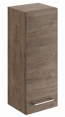 GEBERIT Szafka boczna SELNOVA SQUARE, B33cm, H85cm, T29.7cm, z jednymi drzwiami, orzech włoski hickory