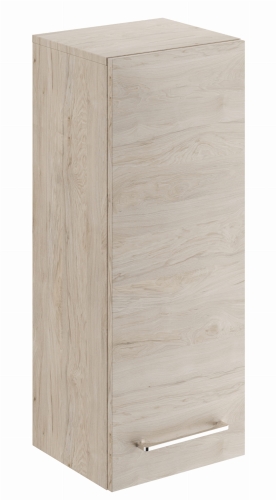 GEBERIT Szafka boczna SELNOVA SQUARE, B33cm, H85cm, T29.7cm, z jednymi drzwiami, orzech włoski hickory jasny
