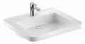 GEBERIT Umywalka SELNOVA COMFORT, B65cm, H15.5cm, T55cm, bez przelewu, z otworem na baterię,dla niepełnosprawnych