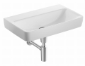 GEBERIT Umywalka SELNOVA Compact, B65cm, H17.5cm, T40cm, bez przelewu, bez otworu na baterię