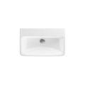 GEBERIT Umywalka SELNOVA Compact, B65cm, H17.5cm, T40cm, bez przelewu, bez otworu na baterię