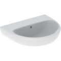 GEBERIT Umywalka SELNOVA, B55cm, H18cm, T44cm, z przelewem, bez otworu na baterię