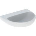 GEBERIT Umywalka SELNOVA, B60cm, H18cm, T48cm, bez przelewu, bez otworu na baterię