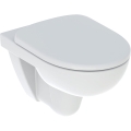 GEBERIT Zestaw SELNOVA  miska wisząca WC, lejowa, B36cm, H38cm, T53cm, z deską sedesową, mocowanie od dołu