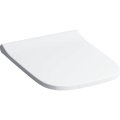 GEBERIT Deska sedesowa SMYLE SQUARE, mocowanie z góry, wolne opadanie, zachodząca pokrywa deski sedesowej, slim design