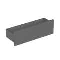 GEBERIT Półka ścienna SMYLE SQUARE, B45cm, H14.8cm, T15cm, otwarta, lava