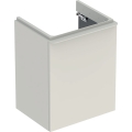 GEBERIT Szafka pod umywalke kompaktową SMYLE SQUARE, B49.2cm, H61.7cm, T40.6cm, z jednymi drzwiami, z zawiasem po prawej stronie, sand grey