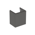 GEBERIT Szafka pod umywalkę SMYLE SQUARE, B53.6cm, H61.7cm, T43.3cm, z jednymi drzwiami, z lewej stronie, lava