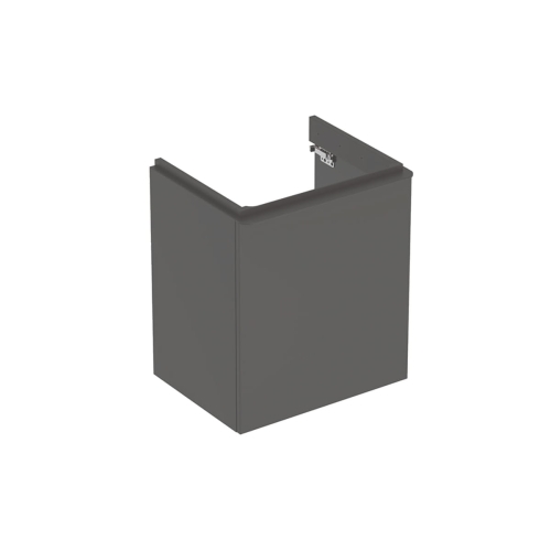 GEBERIT Szafka pod umywalkę SMYLE SQUARE, B53.6cm, H61.7cm, T43.3cm, z jednymi drzwiami, z prawej stronie, lava