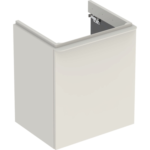 GEBERIT Szafka pod umywalkę SMYLE SQUARE, B53.6cm, H61.7cm, T43.3cm, z jednymi drzwiami, z prawej stronie, sand grey