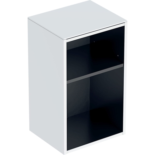 GEBERIT Szafka SMYLE SQUARE boczna otwarta, B36cm, H60cm, T29.9cm, biały