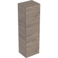 GEBERIT Szafka SMYLE SQUARE boczna średnia, B36cm, H118cm, T29.9cm, z jednymi drzwiami, Orzech włoski hickory