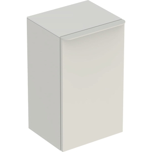 GEBERIT Szafka SMYLE SQUARE boczna, B36cm, H60cm, T32.6cm, z jednymi drzwiami, z zawiasem po prawej stronie, sand grey