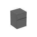 GEBERIT Szafka SMYLE SQUARE boczna, B45cm, H60cm, T47cm, z dwoma szufladami, lava