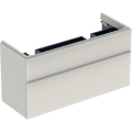 GEBERIT Szafka SMYLE SQUARE pod podwójną umywalkę, B118.4cm, H61.7cm, T47cm, z dwoma szufladami, sand grey