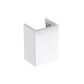 GEBERIT Szafka SMYLE SQUARE pod umywalkę kompaktową, B44.2cm, H61.7cm, T35.6cm, z jednymi drzwiami, z zawiasem po lewej stronie, biały