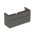 GEBERIT Szafka SMYLE SQUARE pod umywalkę, B118.4cm, H61.7cm, T47cm, z dwoma szufladami, lava