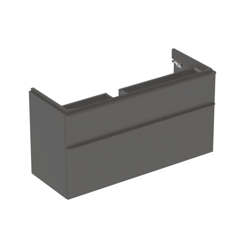 GEBERIT Szafka SMYLE SQUARE pod umywalkę, B118.4cm, H61.7cm, T47cm, z dwoma szufladami, lava