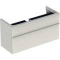 GEBERIT Szafka SMYLE SQUARE pod umywalkę, B118.4cm, H61.7cm, T47cm, z dwoma szufladami, sand grey