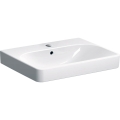 GEBERIT Umywalka SMYLE SQUARE, B60cm, H16.5cm, T48cm, z przelewem, z otworem na baterię