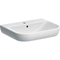 GEBERIT Umywalka SMYLE, B60cm, H16.5cm, T48cm, z przelewem, z otworem na baterię