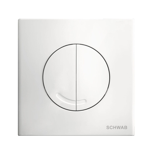 SCHWAB VERIA DUO przycisk spłukujący, biały