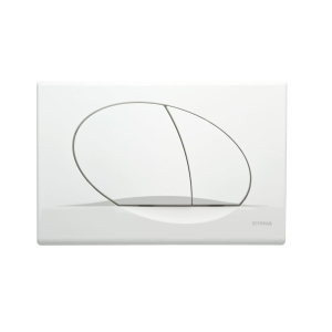 SCHWAB OVATE DUE przycisk spłukujący, biały