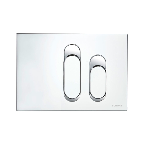 SCHWAB DURA przycisk spłukujący, chrom matowy