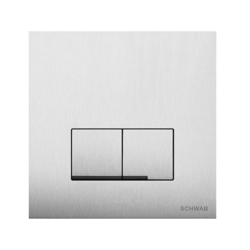 SCHWAB ARTE DUO STEEL DESIGN przycisk spłukujący, stal nierdzewna