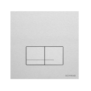 SCHWAB ARTE DUO ALU przycisk spłukujący, aluminium