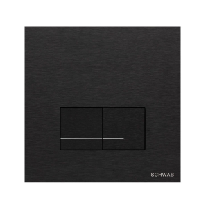 SCHWAB ARTE DUO ALU przycisk spłukujący, czarny