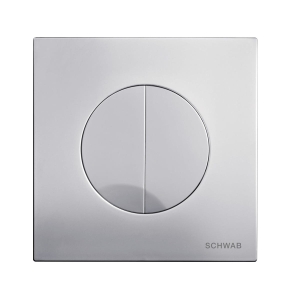 SCHWAB ATENA DUO przycisk spłukujący, chrom matowy