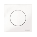 SCHWAB ATENA DUO przycisk spłukujący, biały