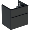 GEBERIT Szafka pod umywalkę ICON, z dwoma szufladami 59,2 cm x 61,5 cm x 47,6 cm, lava / lakierowany matowy, lava / matowy