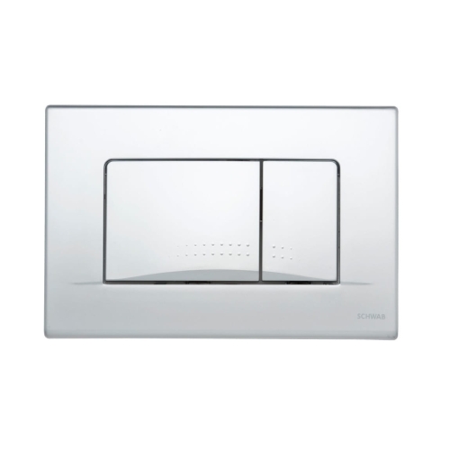 SCHWAB DOTS DUO przycisk spłukujący, chrom matowy