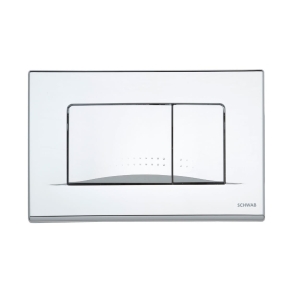 SCHWAB DOTS DUO przycisk spłukujący, chrom połysk