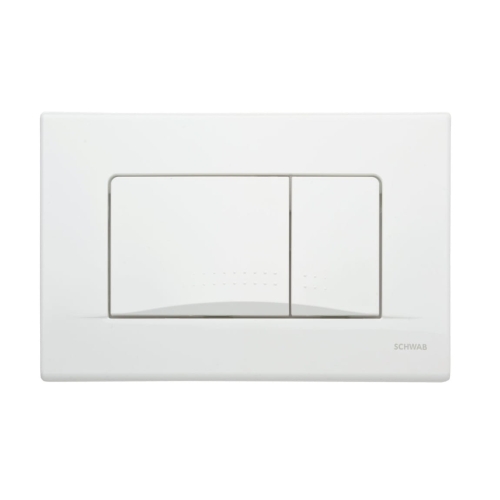 SCHWAB DOTS DUO przycisk spłukujący, biały