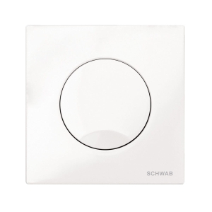 SCHWAB ATENA przycisk spłukujący, biały
